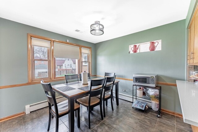 5626 S Nashville Ave, Chicago, IL 60638 - dining space with visible vents and baseboards
