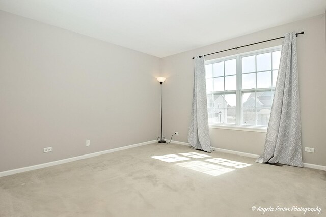 1244 Chesterton Dr Unit 1244, Fox Lake, IL 60020 - carpeted empty room with a healthy amount of sunlight and baseboards