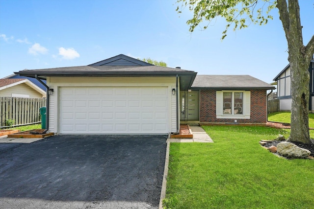 1 Fernwood Ct, Romeoville, IL 60446 - ranch-style house featuring driveway, a garage, and brick siding