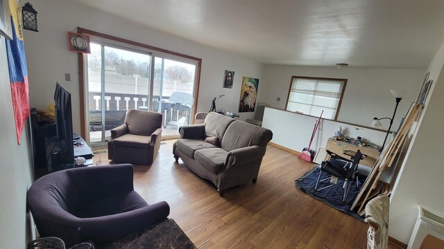 6084 Fremont Dr Unit 6084, Hanover Park, IL 60133 - living room with wood finished floors