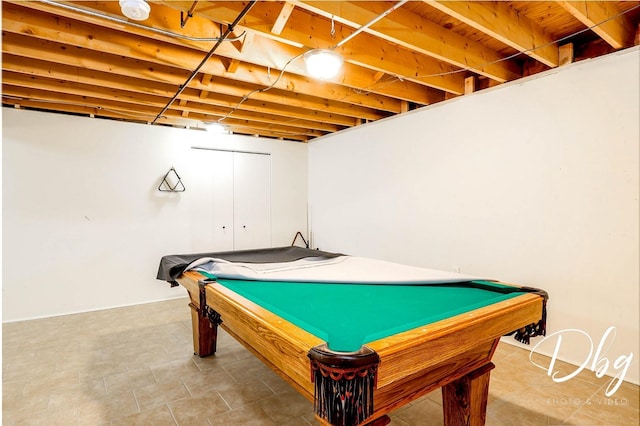 2272 Iroquois Ln, Round Lake Heights, IL 60073 - game room featuring billiards