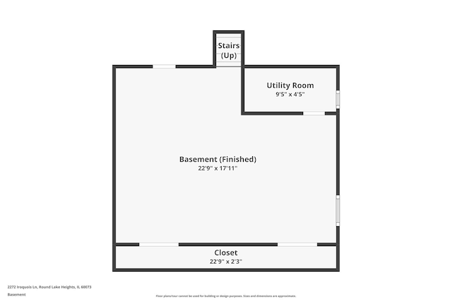 2272 Iroquois Ln, Round Lake Heights, IL 60073 - view of layout