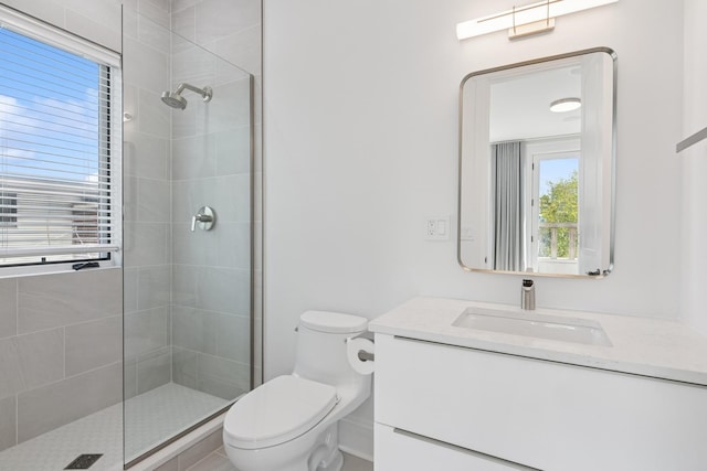1431 N Mohawk St, Chicago, IL 60610 - full bath with toilet, vanity, and a tile shower