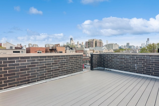 1431 N Mohawk St, Chicago, IL 60610 - deck featuring a skyline view