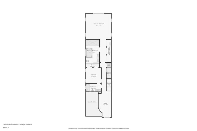 1431 N Mohawk St, Chicago, IL 60610 - property floor plan