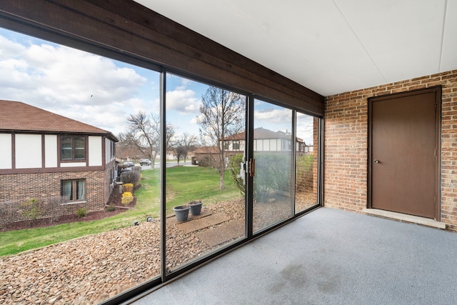 9810 Mill Dr W Unit 1B, Palos Park, IL 60464 - view of unfurnished sunroom
