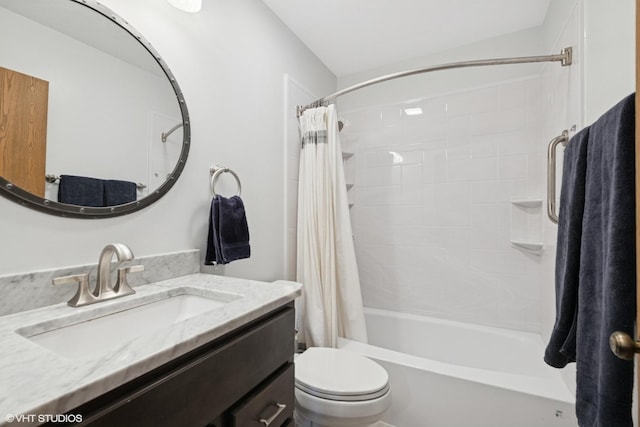 2828 Ashton Ct, Westchester, IL 60154 - bathroom with shower / tub combo, toilet, and vanity