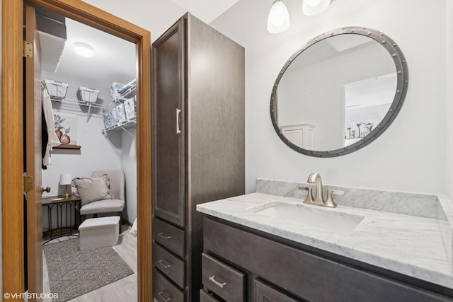 2828 Ashton Ct, Westchester, IL 60154 - bathroom with vanity and a spacious closet
