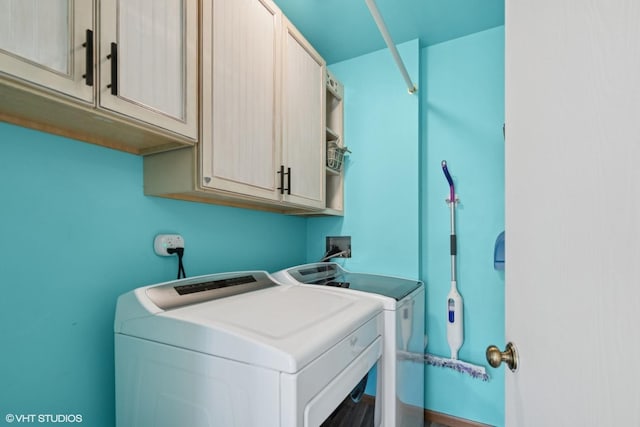 2828 Ashton Ct, Westchester, IL 60154 - laundry area with independent washer and dryer and cabinet space