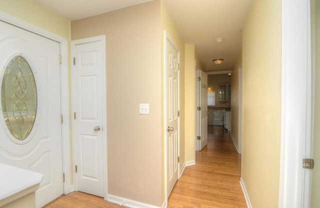 2816 Stilling Blvd, Mchenry, IL 60050 - entrance foyer with light wood-type flooring and baseboards