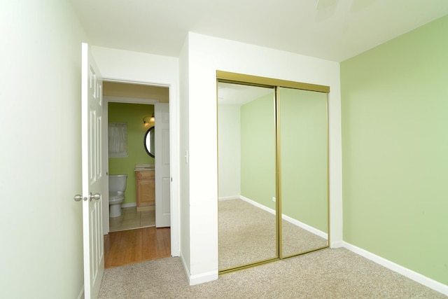 2816 Stilling Blvd, Mchenry, IL 60050 - unfurnished bedroom with carpet flooring, a closet, and baseboards