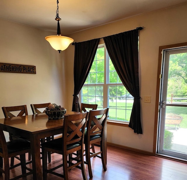 119 Oak Knoll Ct, Volo, IL 60020 - dining area featuring wood finished floors and baseboards