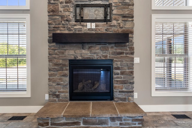 1101 Cascade Dr, Savoy, IL 61874 - detailed view of a fireplace