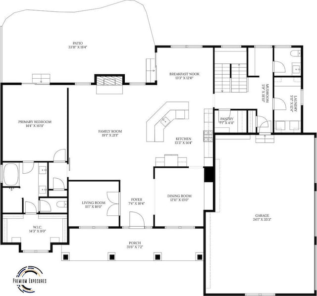 1101 Cascade Dr, Savoy, IL 61874 - view of floor plan / room layout