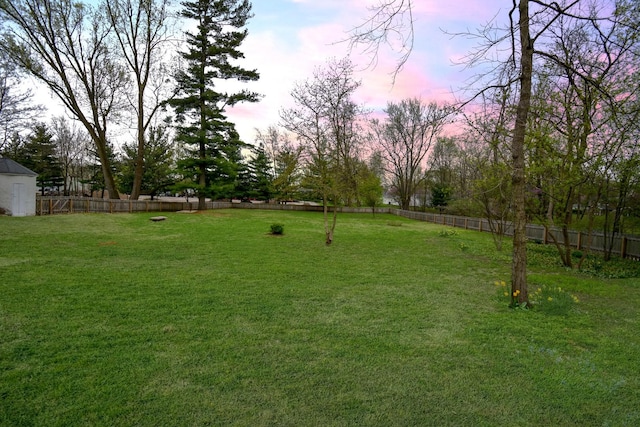 1005 Hovey Ave, Normal, IL 61761 - yard at dusk featuring fence