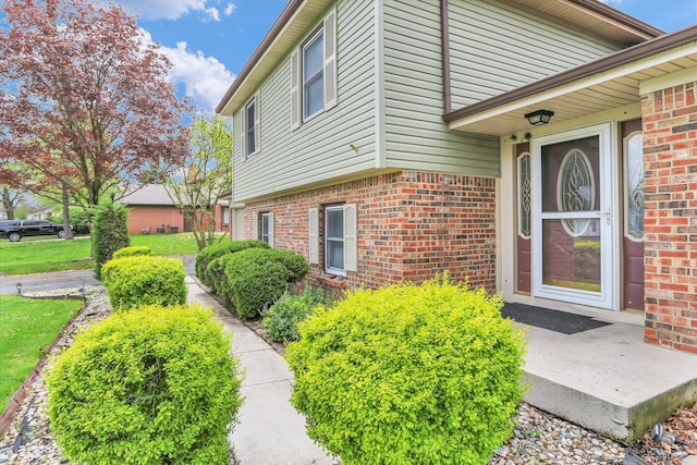 3104 Park Haven Blvd, Danville, IL 61832 - entrance to property featuring brick siding