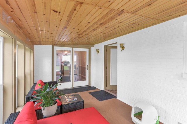 3104 Park Haven Blvd, Danville, IL 61832 - sunroom with french doors