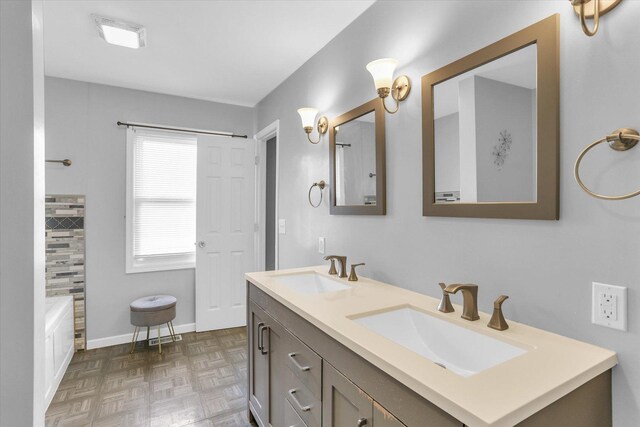 3104 Park Haven Blvd, Danville, IL 61832 - full bathroom featuring double vanity