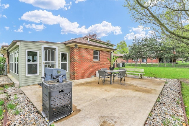 3104 Park Haven Blvd, Danville, IL 61832 - view of patio / terrace featuring outdoor dining area