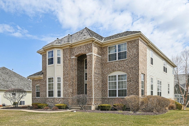 1037 Moray Dr, Inverness, IL 60010 - view of front of house featuring a front lawn and brick siding
