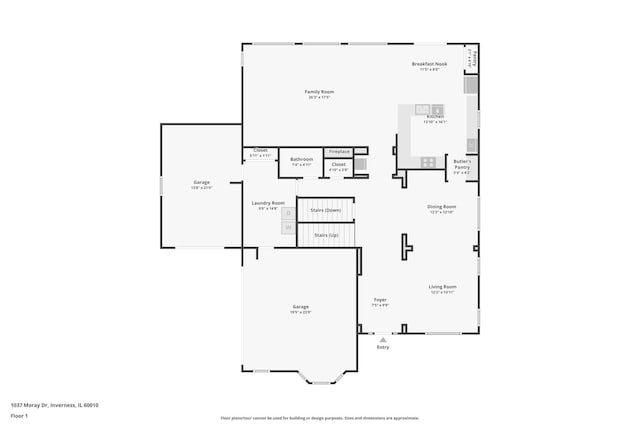 1037 Moray Dr, Inverness, IL 60010 - plan