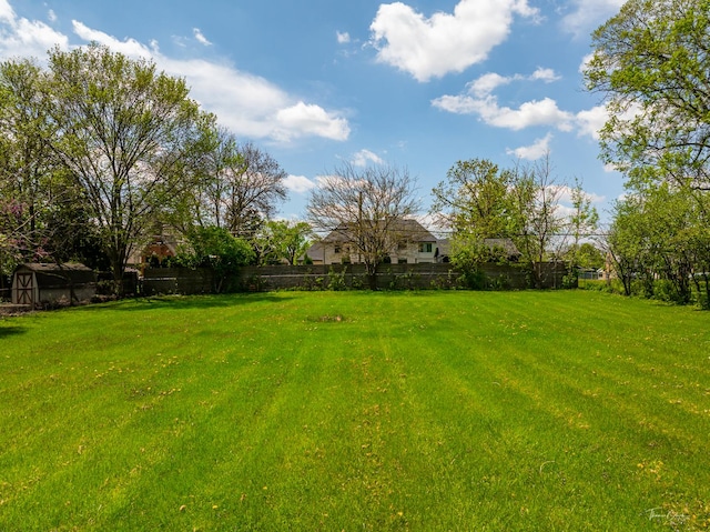 view of yard