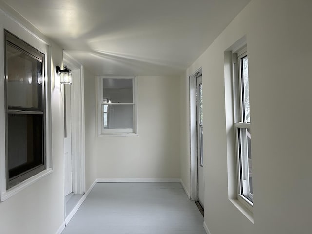 hall with baseboards