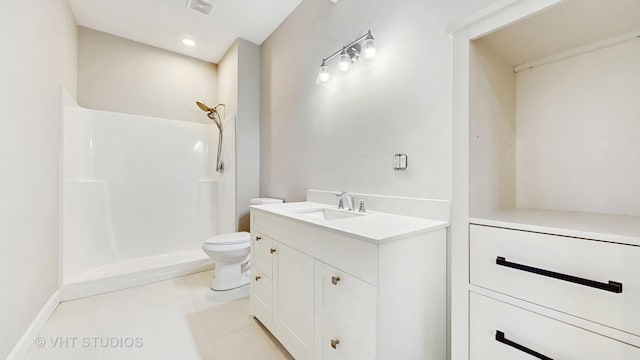 1544 N Wolf Rd, Berkeley, IL 60163 - full bath featuring a shower, vanity, and toilet