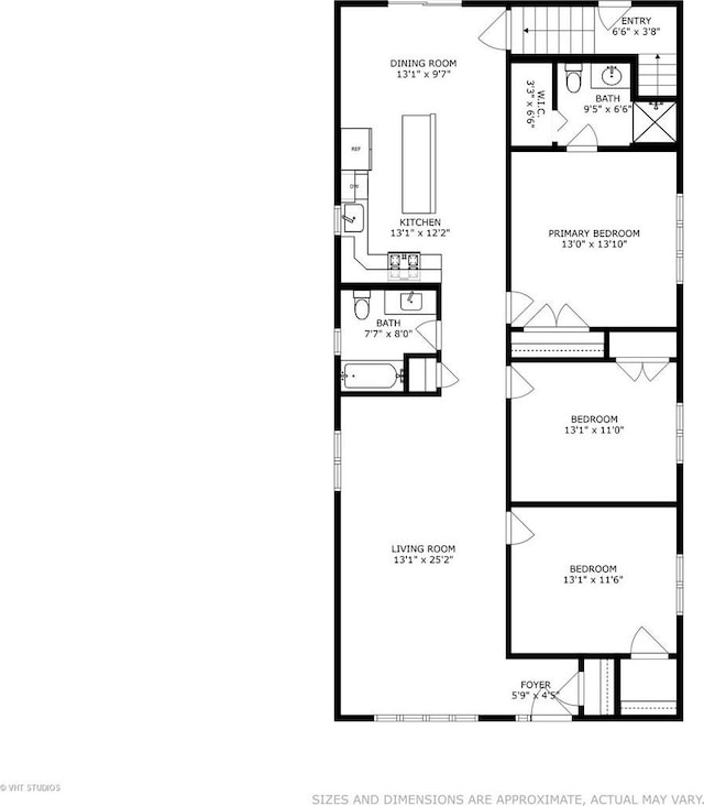 1544 N Wolf Rd, Berkeley, IL 60163 - property floor plan