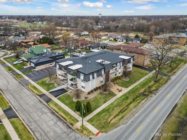 birds eye view of property featuring a residential view