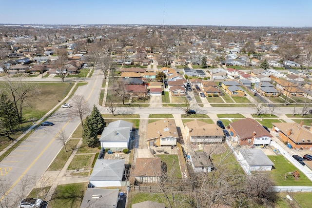 drone / aerial view featuring a residential view