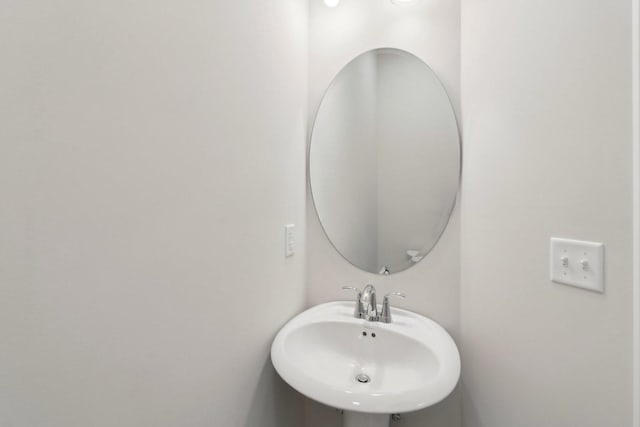 bathroom with a sink