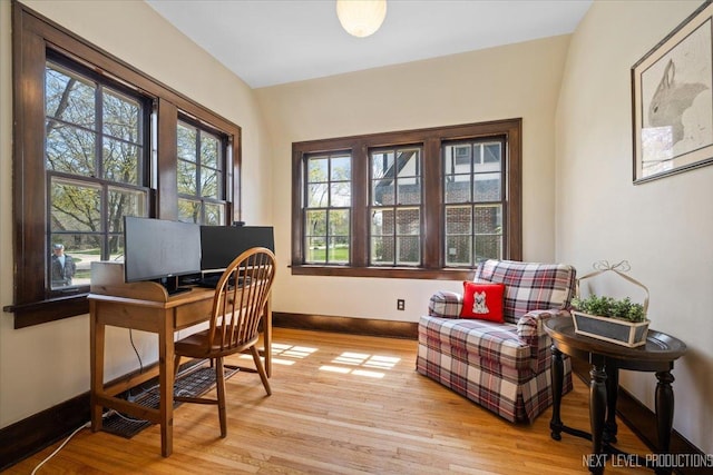 349 N Lincoln St, Batavia, IL 60510 - office space featuring light wood finished floors and baseboards