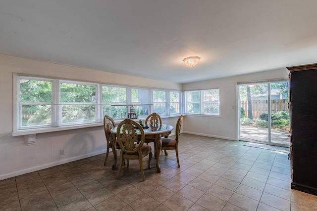 854 Kings Cv, Princeton, IL 61356 - dining room with baseboards and light tile patterned flooring