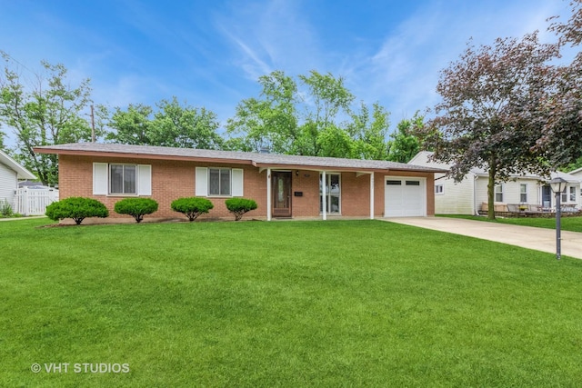 14937 Highland Ave, Orland Park, IL 60462 - ranch-style home featuring driveway, a garage, and brick siding