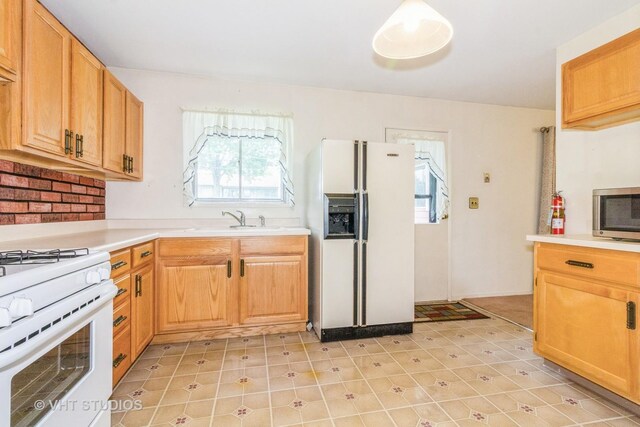 14937 Highland Ave, Orland Park, IL 60462 - kitchen featuring white appliances and light countertops