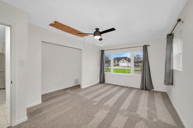 11007 W 167th St, Orland Park, IL 60467 - carpeted spare room with baseboards and ceiling fan