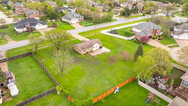 11007 W 167th St, Orland Park, IL 60467 - birds eye view of property with a residential view