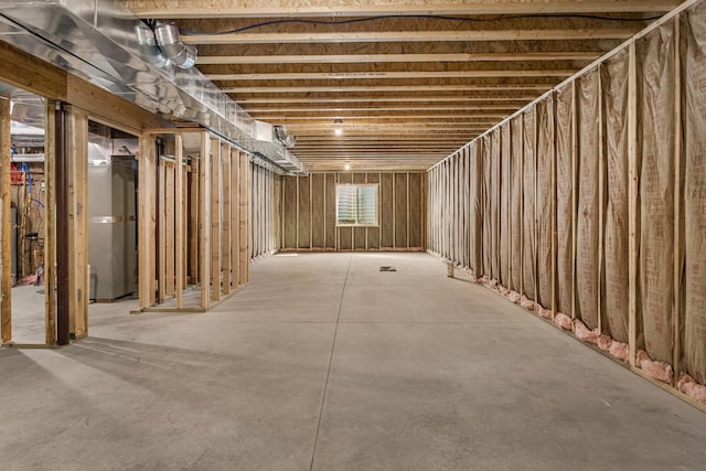 view of basement