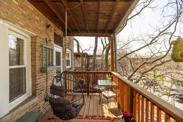 4432 N Racine Ave Unit 3S, Chicago, IL 60640 - view of wooden terrace