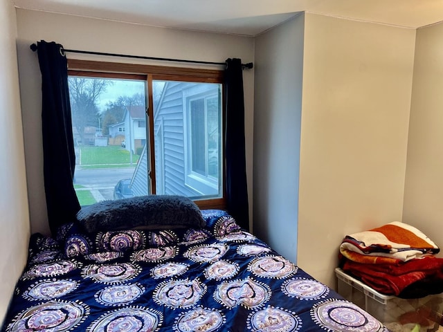 bedroom featuring access to exterior