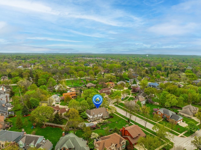 5930 Hillcrest Ct, Downers Grove, IL 60516 - bird's eye view featuring a residential view