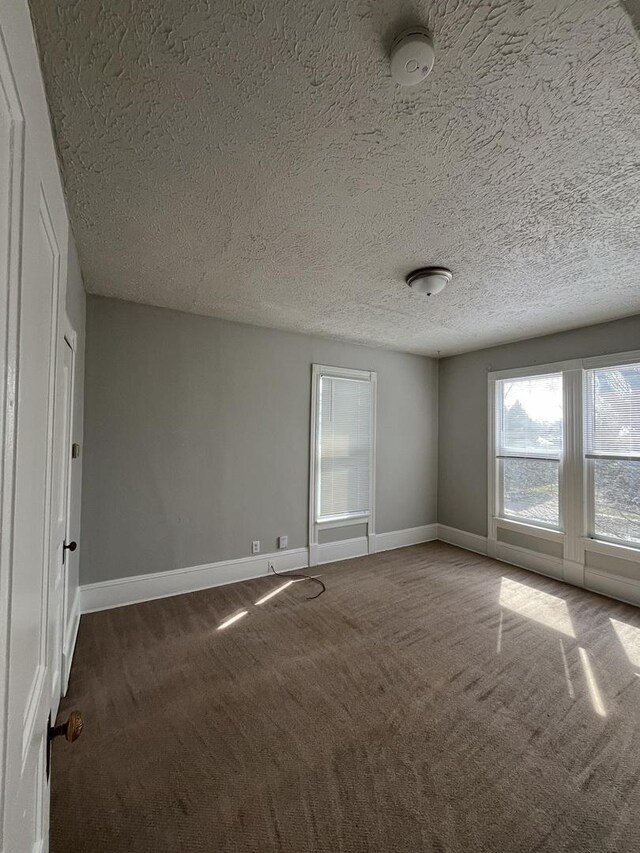 506 E Chestnut St, Bloomington, IL 61701 - empty room with carpet, a textured ceiling, and baseboards