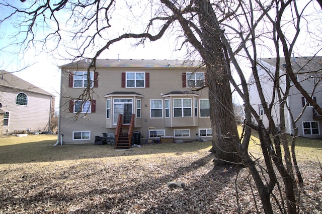 view of rear view of property