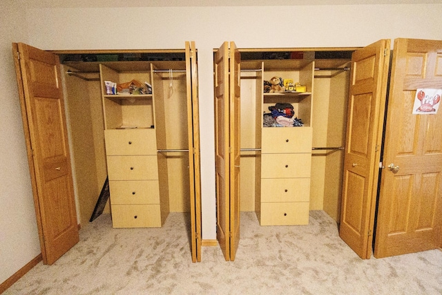 view of closet