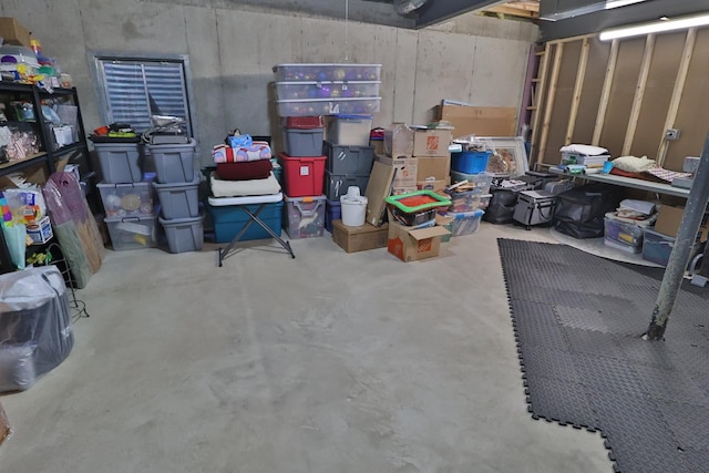 view of storage