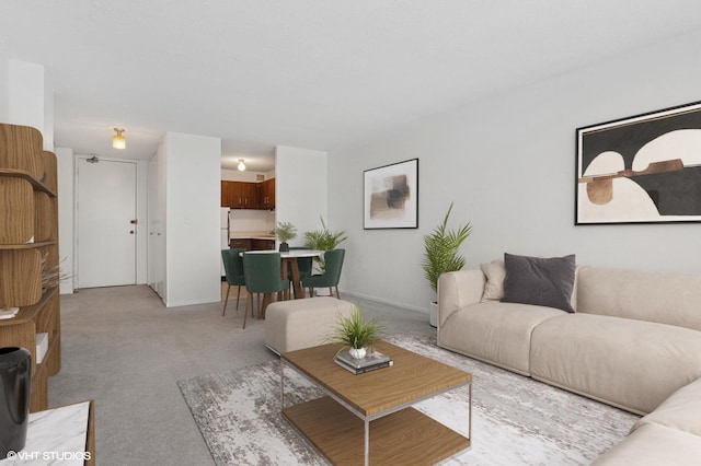 bedroom featuring baseboards, visible vents, carpet, and a view of city