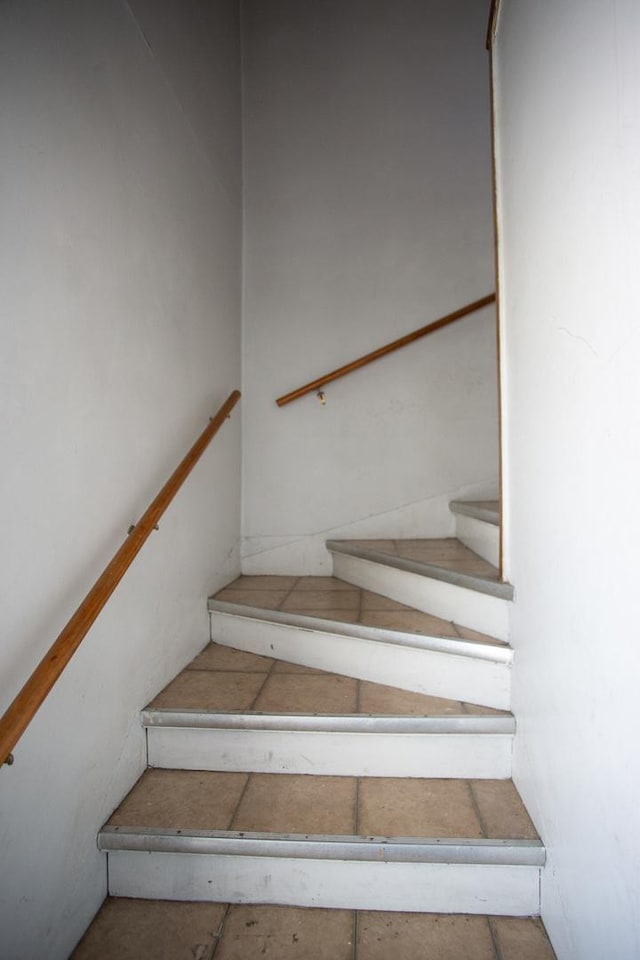view of staircase