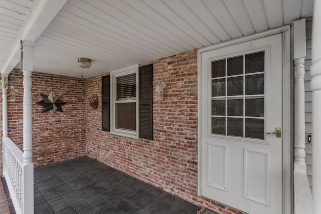 view of patio / terrace with covered porch