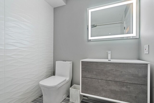 345 N La Salle Dr Unit 2501, Chicago, IL 60654 - bathroom with toilet and vanity